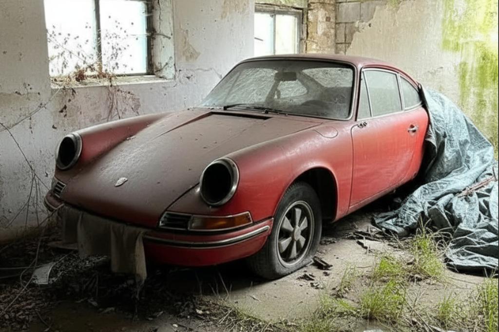 Gezocht: Porsche 911 coupe project schuurvondst, Auto's, Cabriolet, Particulier, Te koop, Benzine