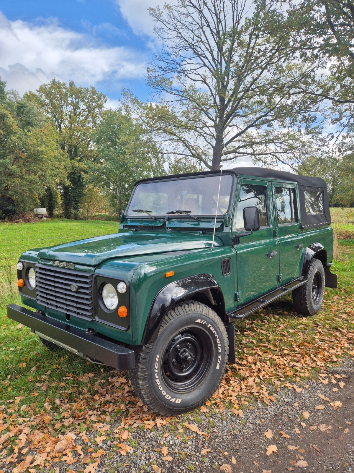 Land Rover 110 softtop, in prachtige staat., Cuir, Achat, Particulier, Radio
