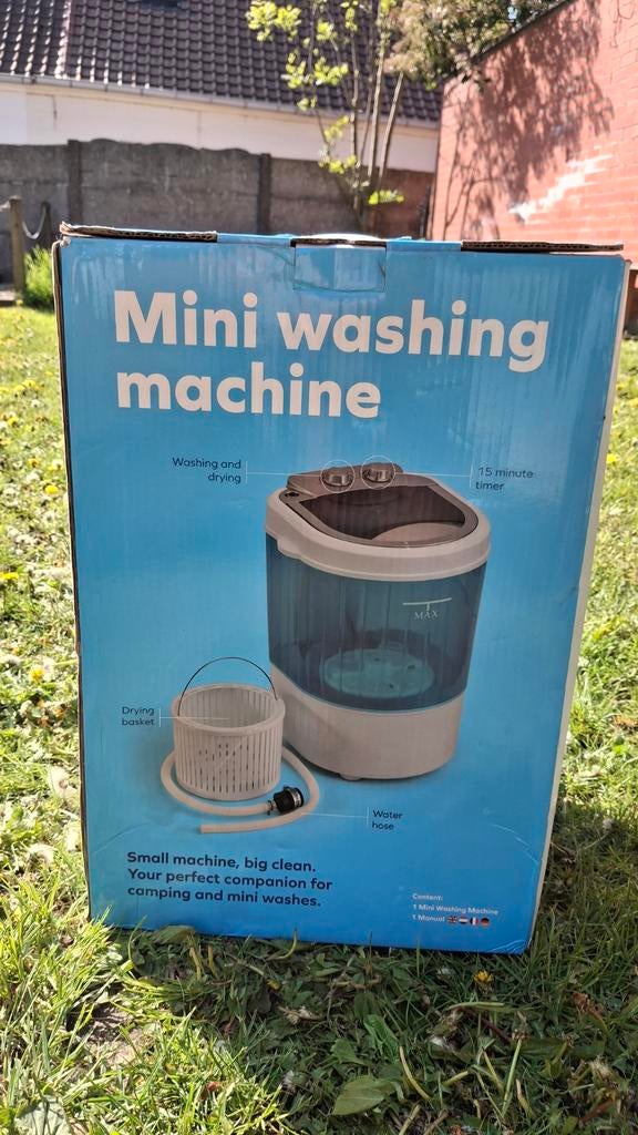 nieuwe mini wasmachine, Ophalen