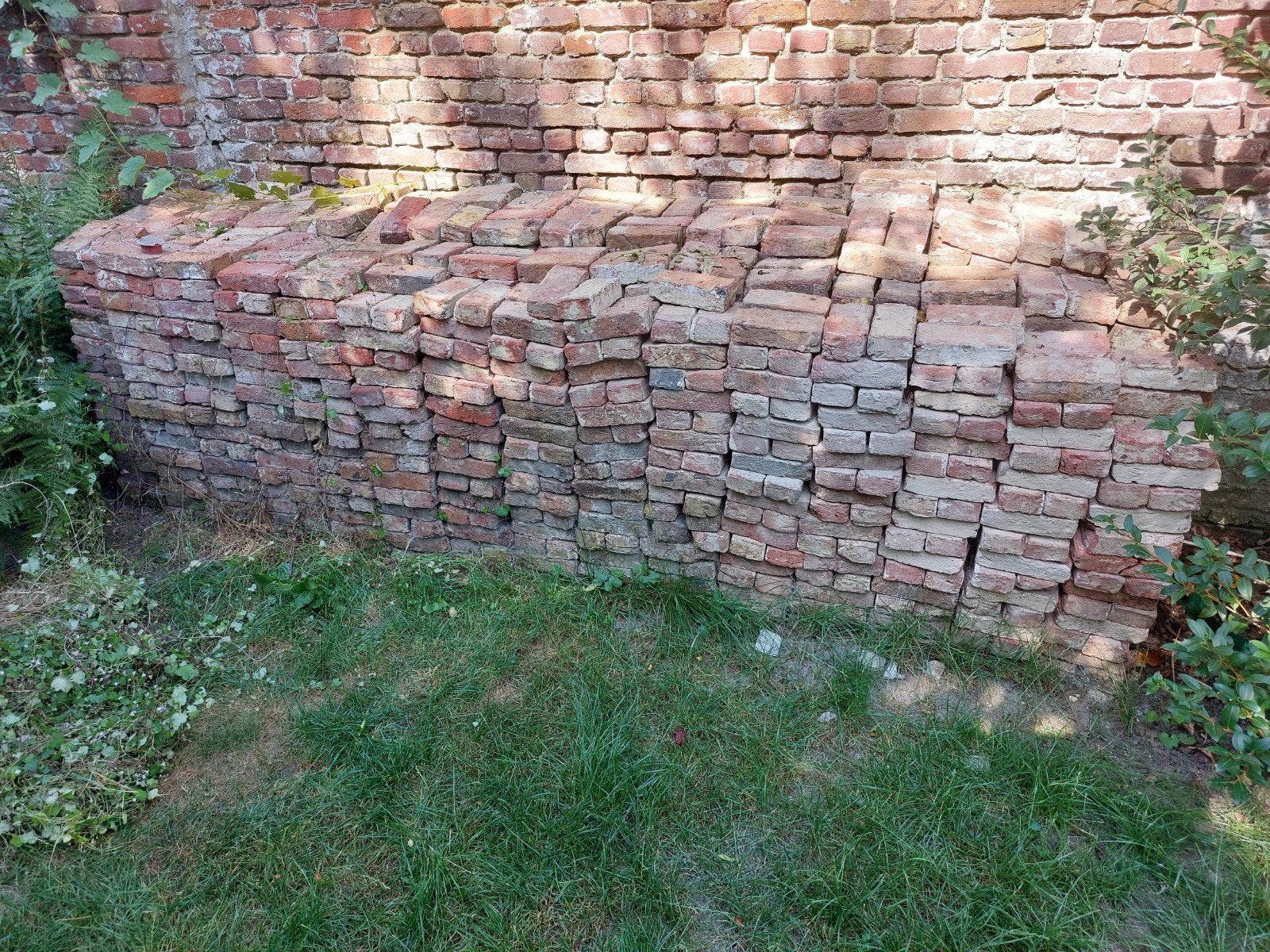 Recuperatie bakstenen 18x8x5, Doe-het-zelf en Bouw, Metselstenen, Ophalen, Bakstenen