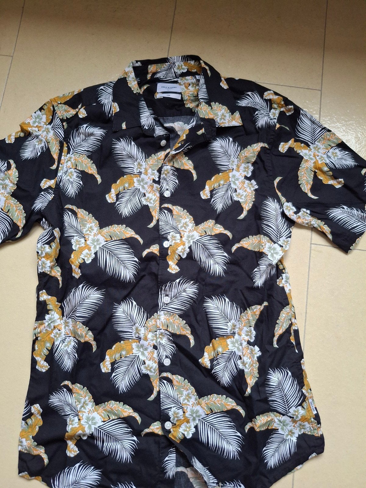 Zomerhemd only & sons mt Medium, Kleding | Heren, Overhemden, Ophalen of Verzenden, Zo goed als nieuw, Only & sons, Halswijdte 39/40 (M)