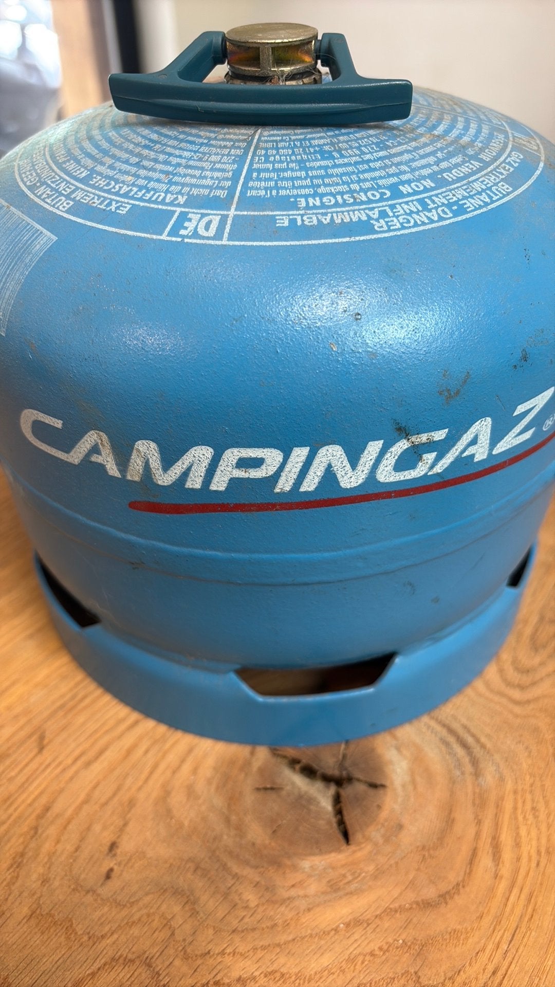 Campinggaz fles 1,8 kg grotendeels gevuld, Ophalen, Zo goed als nieuw