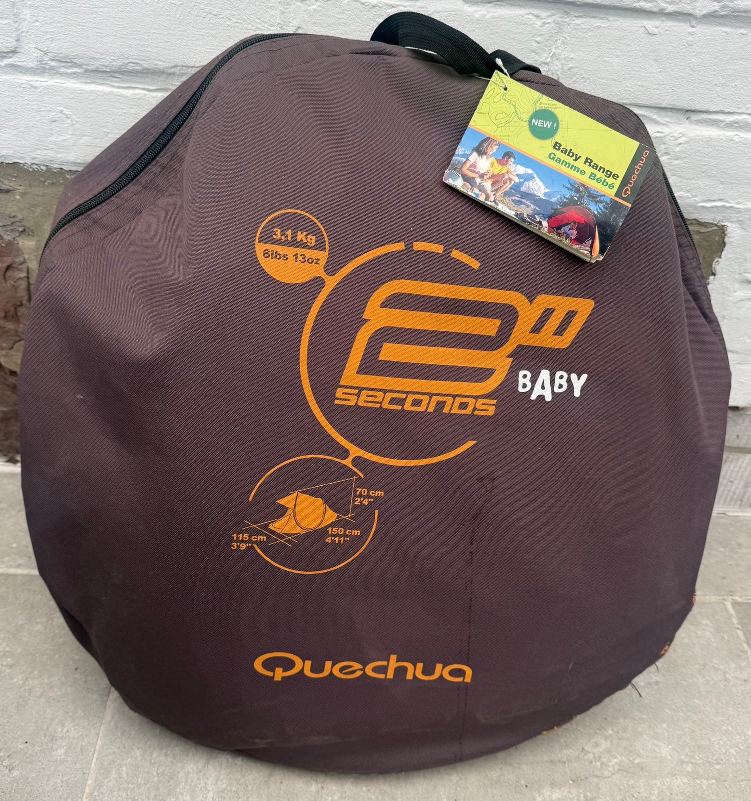 ️ ⛺️ NEUVE !! Tente Quechua 2 Seconds Baby, Caravanes & Camping, Enlèvement, Neuf