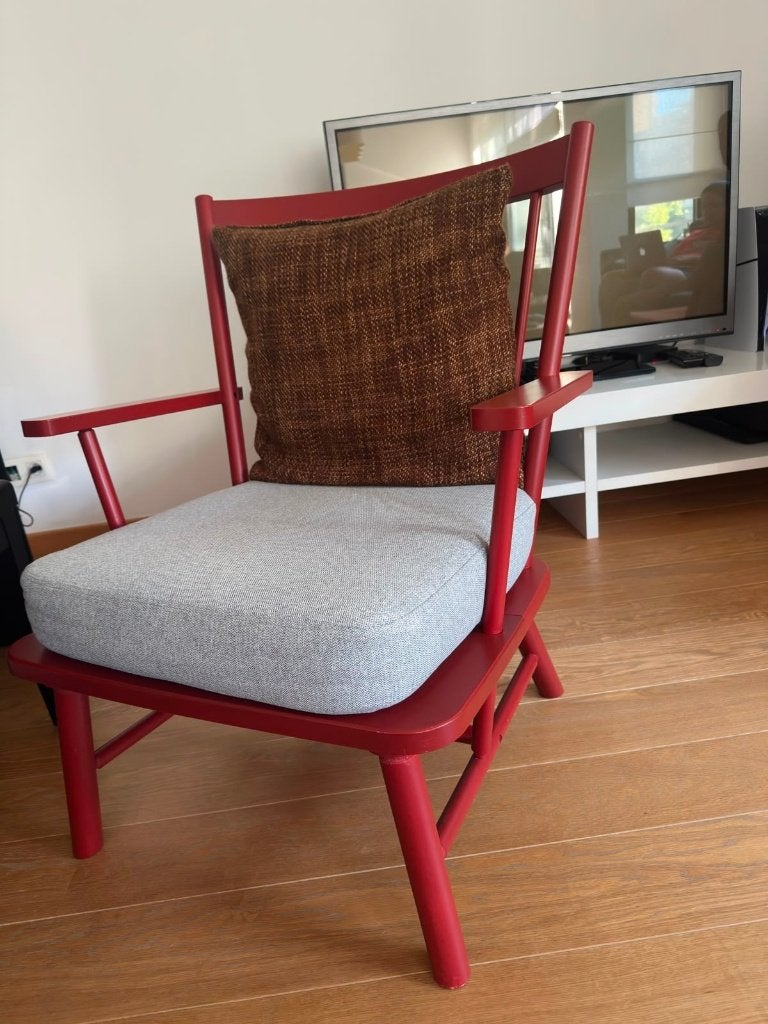 Fauteuil IKEA PERSBOL avec coussin dossier – Comme neuf, Maison & Meubles, Fauteuils, Enlèvement