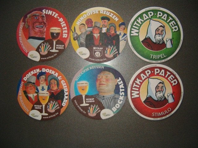 6 bierviltjes Slagmuylder Ninove 6, Ophalen of Verzenden, Gebruikt, Viltje(s)