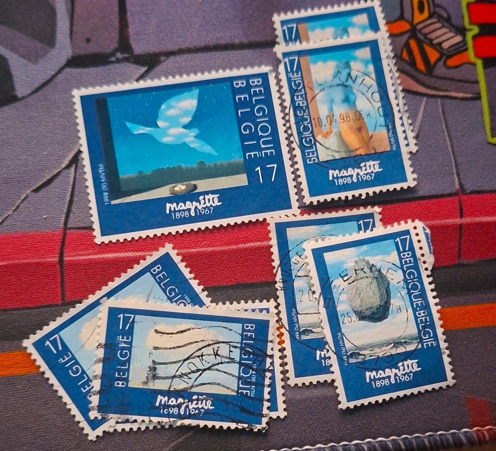 Postzegels magritte, Postzegels en Munten, Ophalen
