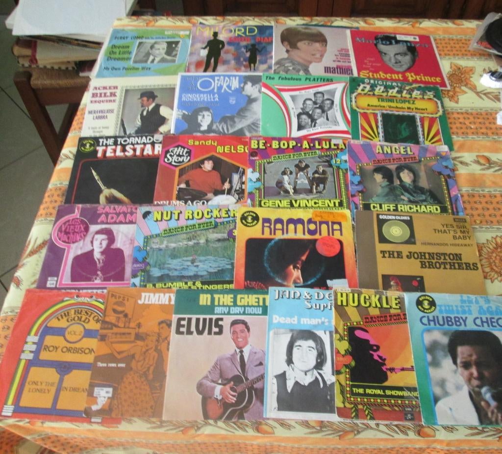 47 Vinyl Singles - Oldies van de jaren 60, Ophalen of Verzenden, 1960 - 1969, Zo goed als nieuw, Single