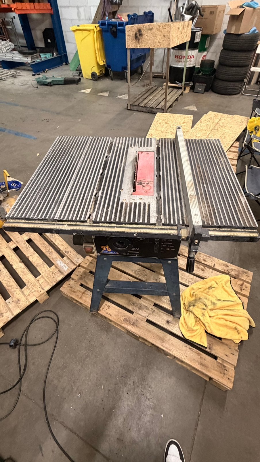 Tafelzaag Top Craft TZT-250N — Werkend, Ophalen, Zo goed als nieuw