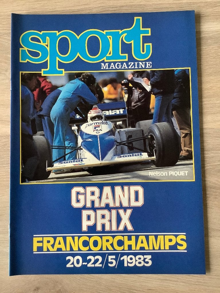 Dossier Grand Prix Francorchamps 1983 - Sport 90, Livres, Livres de sport, Enlèvement ou Envoi, Sport 90, Comme neuf, Autres sports