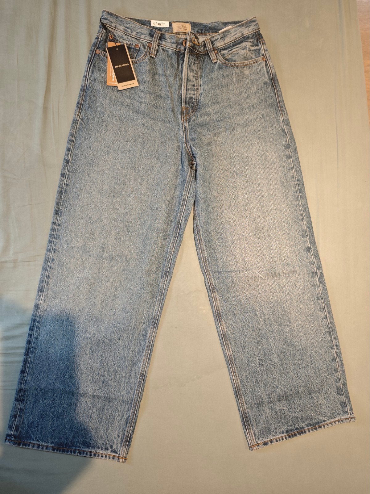 NIEUW Jack & Jones ‘Ron’ Baggy Jeans - W31 L32 - Met Kaartje, Ophalen, Blauw, JACK EN JONES, Nieuw