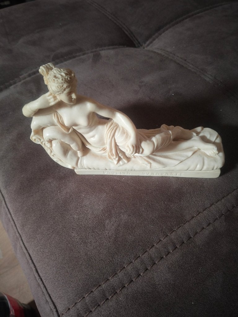 Albast beeldje paolina bonaparte, Ophalen, Zo goed als nieuw, Mens