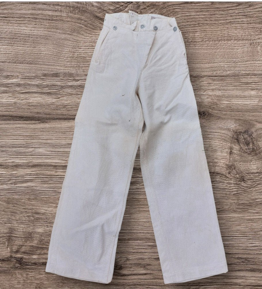 Pantalon Kriegsmarine Hitlerjugend Drillich AHS, Collections, Objets militaires | Seconde Guerre mondiale, Enlèvement ou Envoi