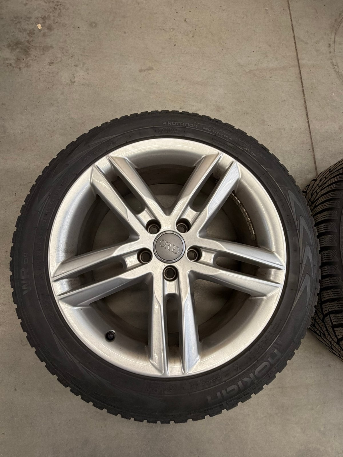 Kit hiver Audi A6 C7 – jantes OEM 18” + pneus hiver Nokian, Autos : Pièces & Accessoires, Pneus & Jantes, Enlèvement, Pneus hiver