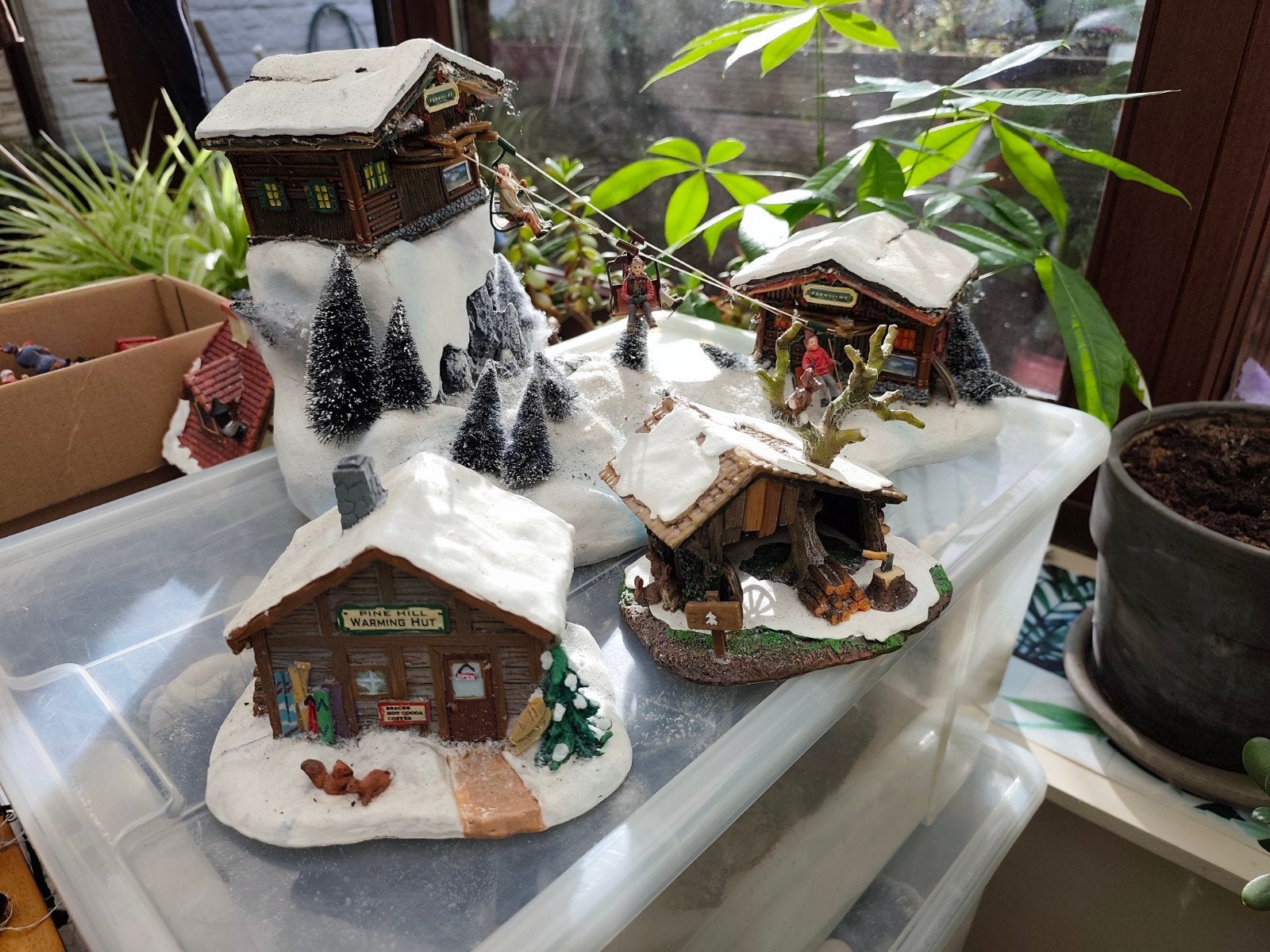 ensemble de village de Noël, Enlèvement ou Envoi