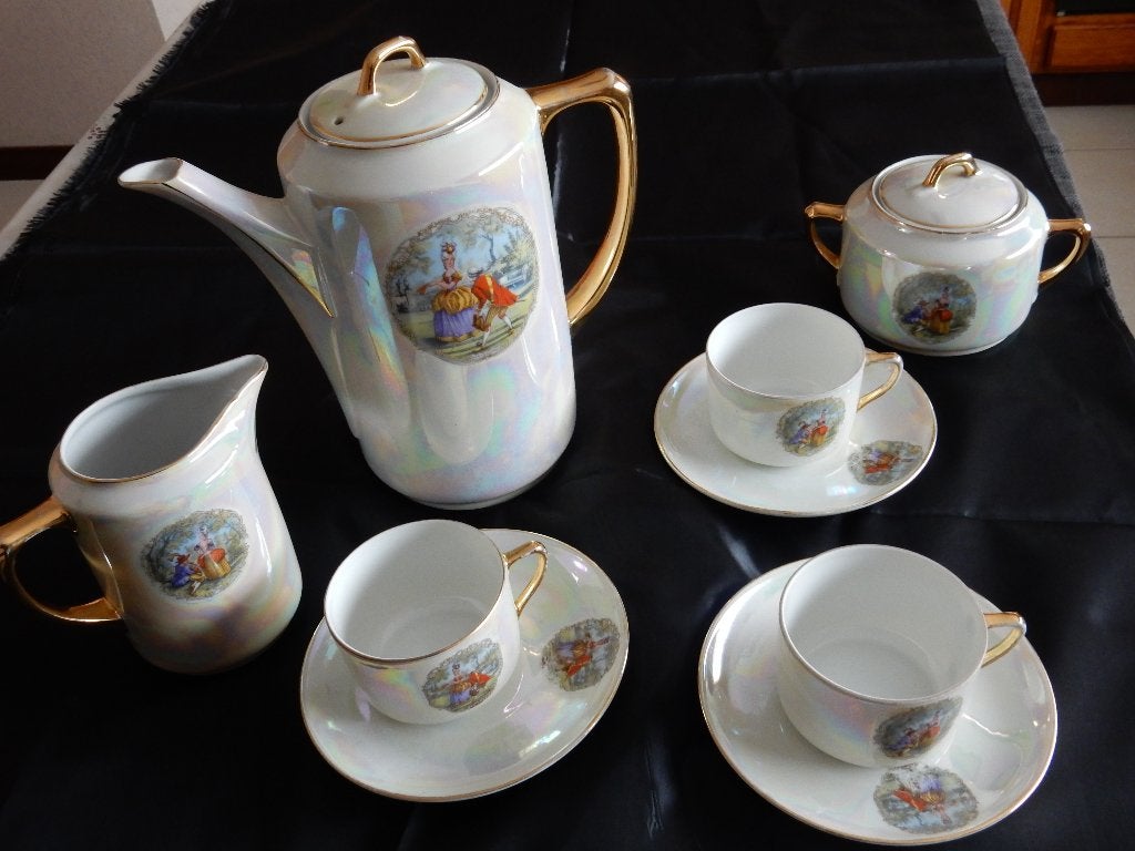 Porceleinen servies, Ophalen