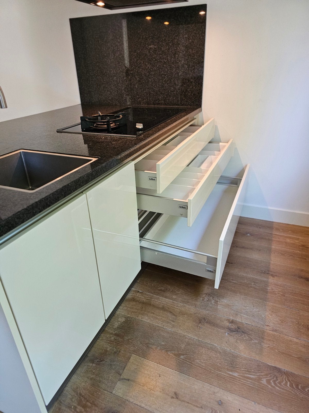 cuisine complète avec îlot SieMatic, Maison & Meubles, Granit ou Pierre, Enlèvement, Utilisé, Autres types