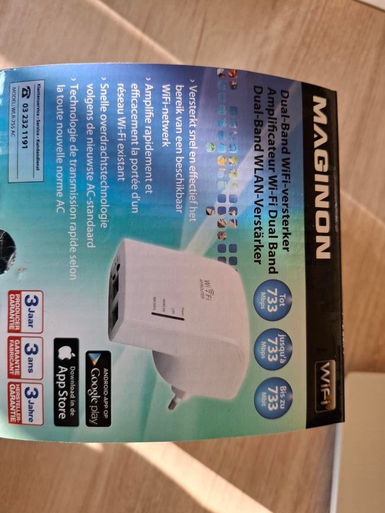 Maginon Wi-Fi-versterker, Ophalen