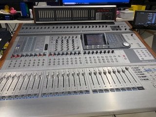 Tascam DM4800 mixer + meterbridge + firewire + 2X ADAT extra, Muziek en Instrumenten, Mengpanelen, Ophalen, Zo goed als nieuw