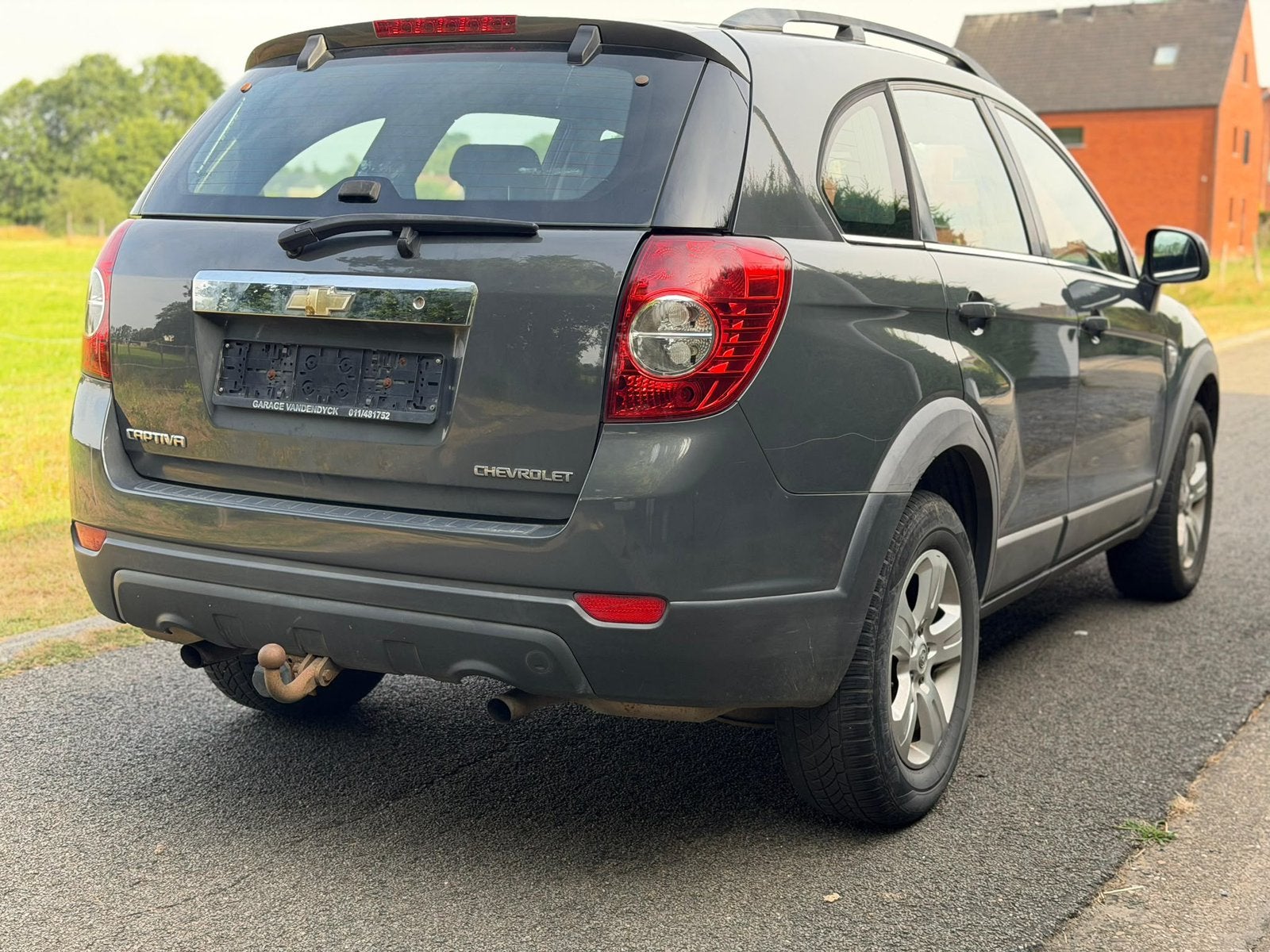Chevrolet Captiva 2.4i (2010) | 190k km | Airco & Trekhaak, Auto's, Euro 5, Particulier, Overige carrosserie, Zilver of Grijs