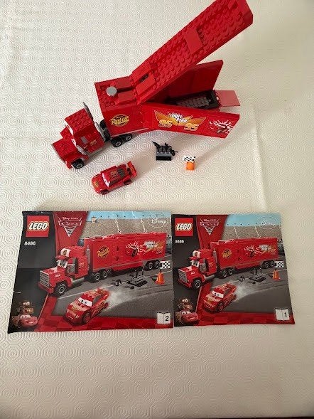 LEGO Mack's Team Truck 8486, Instructions incluses, Overige thema's, Lego, Ensemble complet