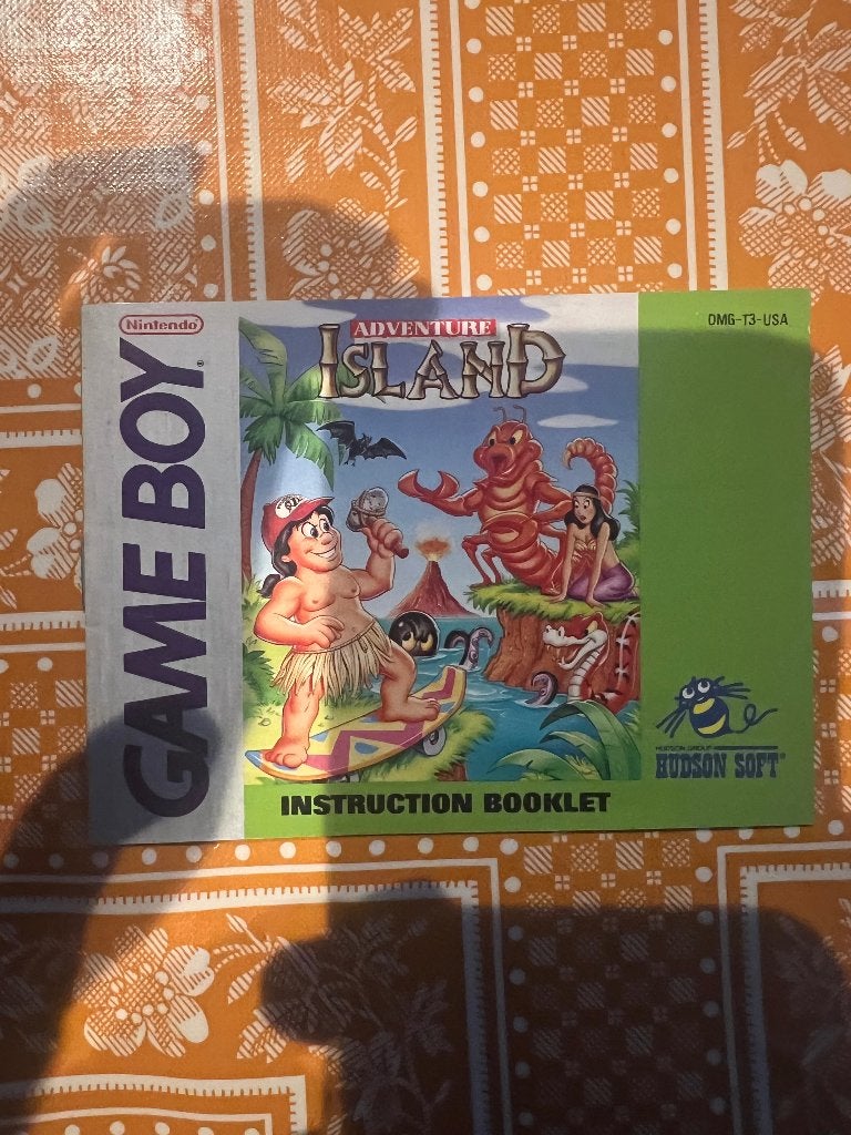Handleiding adventure island, Games en Spelcomputers, Games | Nintendo Game Boy, 1 speler, Zo goed als nieuw, Vanaf 3 jaar, Ophalen