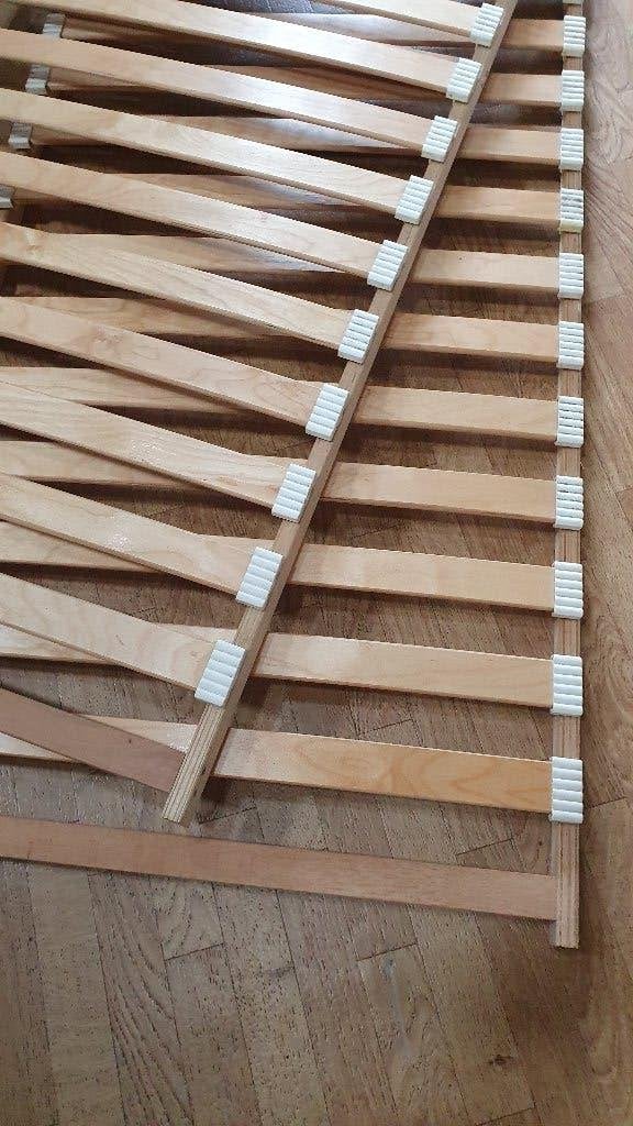 Lattenbodem 80x200cm - 2 stuks, Ophalen, Gebruikt, Eenpersoons, 80 cm