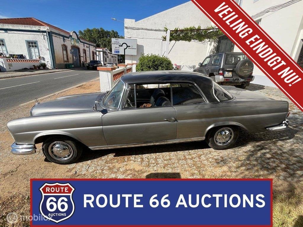 Mercedes-Benz 220 SEb Coupé | 1961 | Route 66 Auctions, Autos, Achat, Entreprise, Boîte manuelle, Autre carrosserie