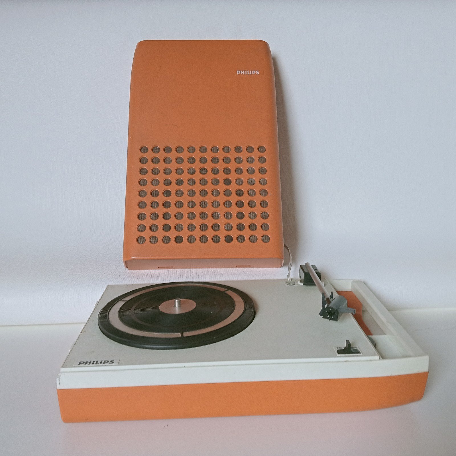 Philips retro koffer platenspeler, TV, Hi-fi & Vidéo, Tourne-disques, Enlèvement, Tourne-disque, Philips