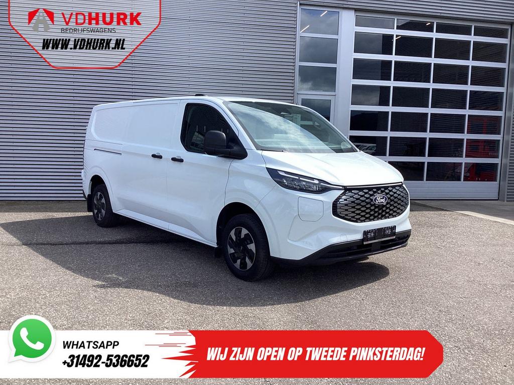 Ford E-Transit Custom 71 kWh L2 360 km WLTP Garantie t/m 202, Auto's, Bestelwagens en Lichte vracht, Bedrijf, ABS, Centrale vergrendeling
