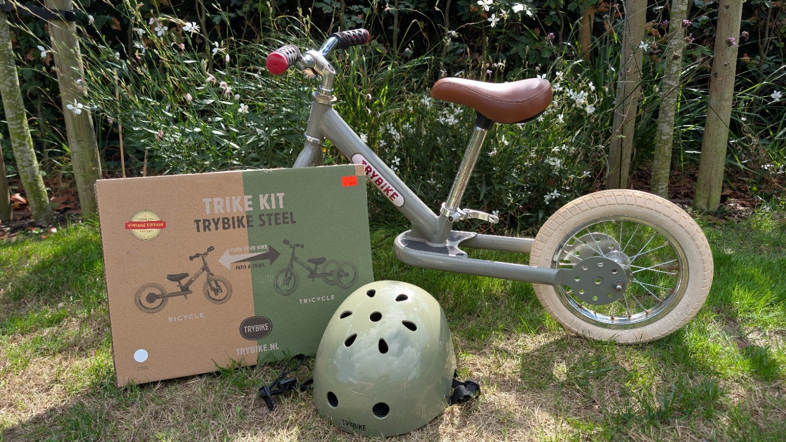 TryBike 2-in-1 loopfiets met helm, Fietsen en Brommers, Fietsen | Kinderfietsjes, Ophalen, Gebruikt, Minder dan 16 inch, TryBike