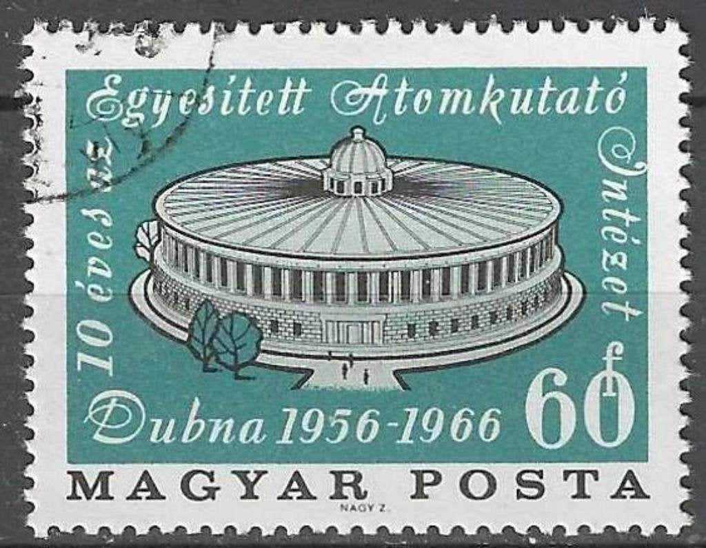 Hongrie 1966 - Yvert 1829 - Centrale nucléaire de Dubna (ST), Envoi, Affranchi