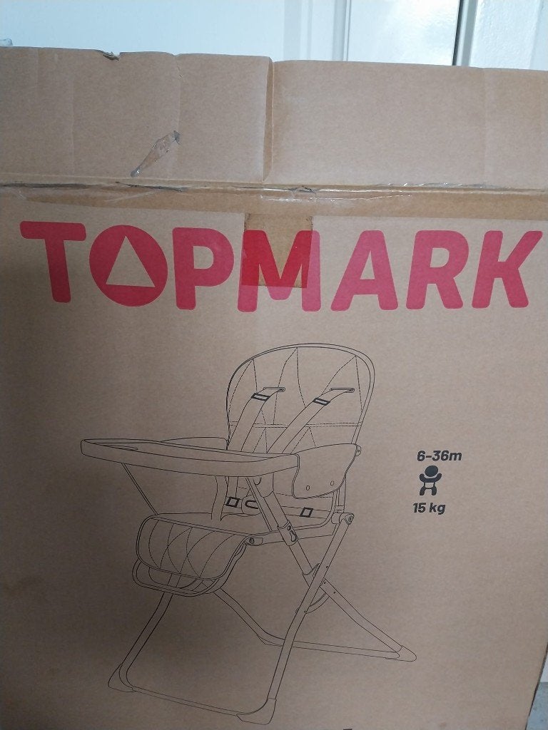 Kinderstoel  topmark, Ophalen, Zo goed als nieuw, Inklapstoel, Gordel(s)