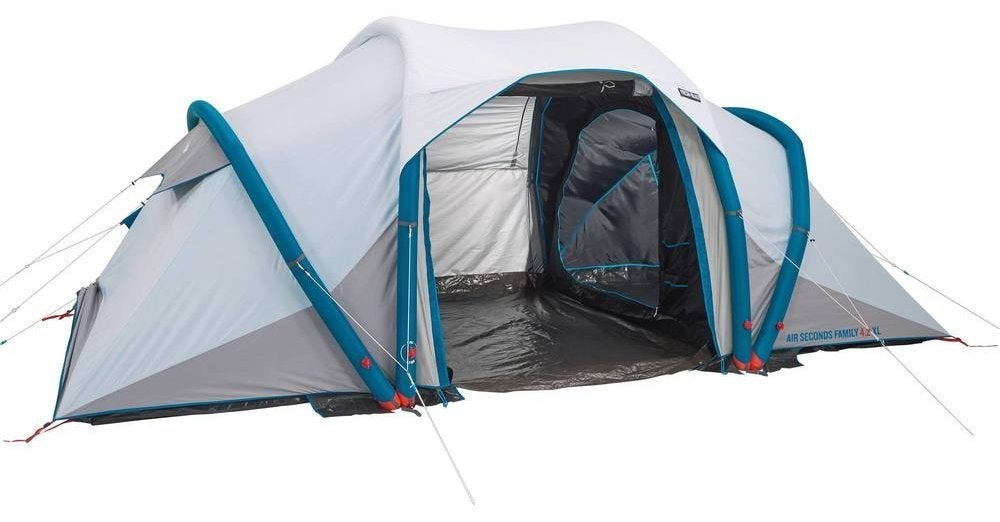 Black and Fresh Airseconds 4.2 Quechua, Caravans en Kamperen, Ophalen, Gebruikt, Tot en met 4