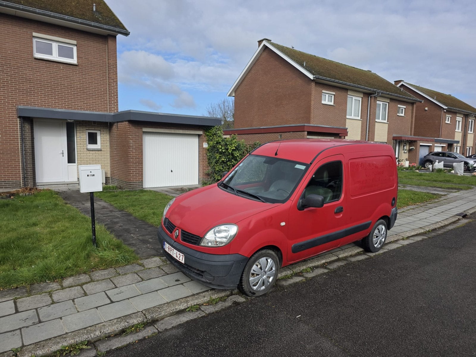 RENAULT KANGOO 1.5 DCI UTILITAIRE 92.000 KM, Autos, Rouge, Achat, 2 places, Diesel