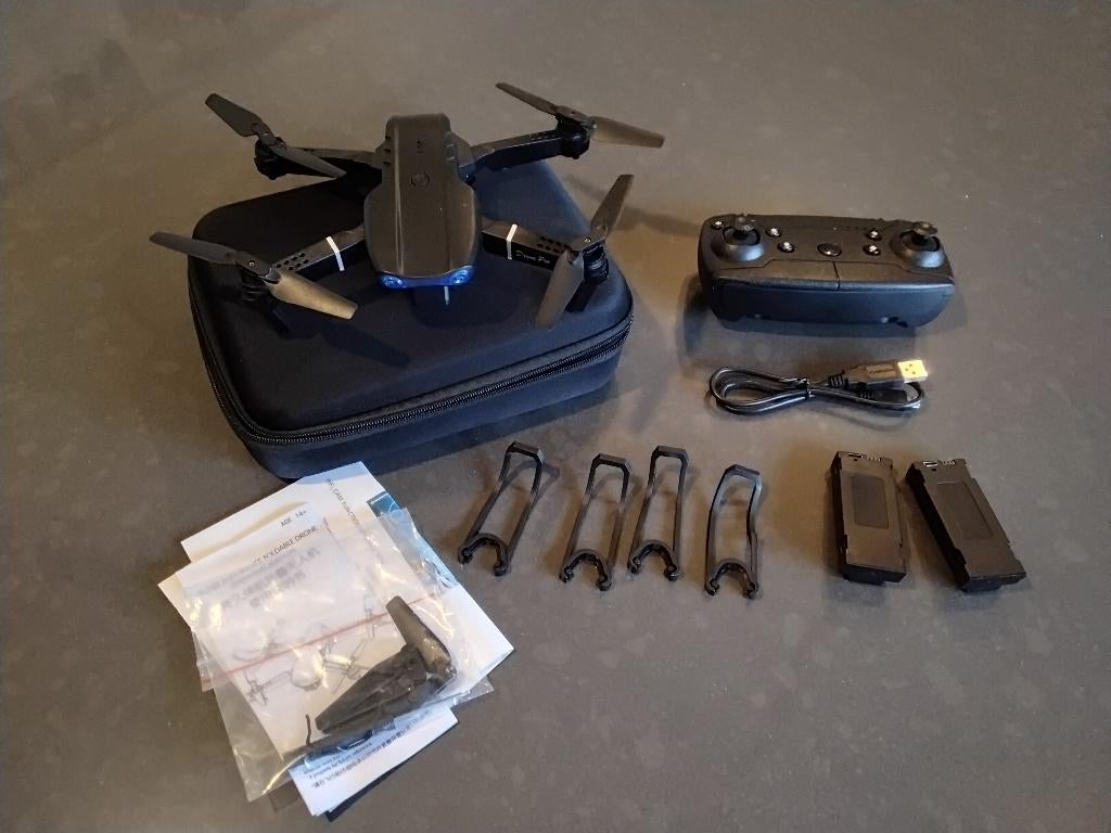 Opvouwbare drone, TV, Hi-fi & Vidéo, Drones, Moins de 15 minutes, Enlèvement ou Envoi, Moins de 250 g, Batterie(s) supplémentaire(s)