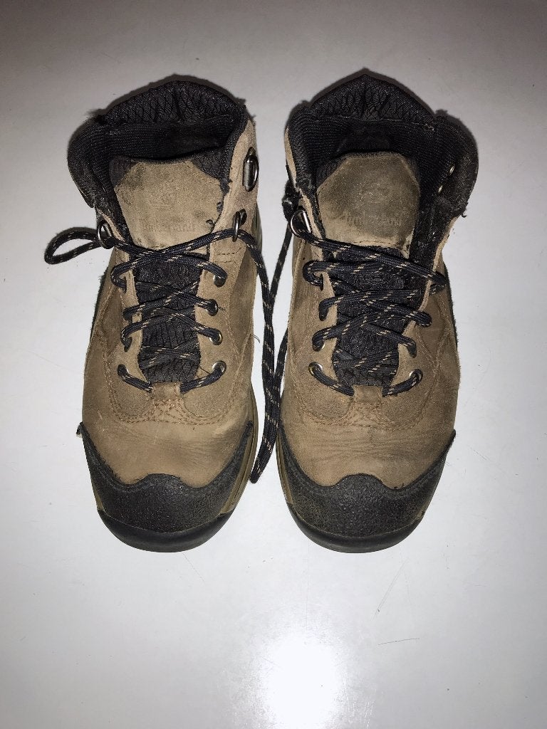 32/33 - Halfhoge WANDELSCHOEN - LEDER - merk Timberland, Enlèvement ou Envoi