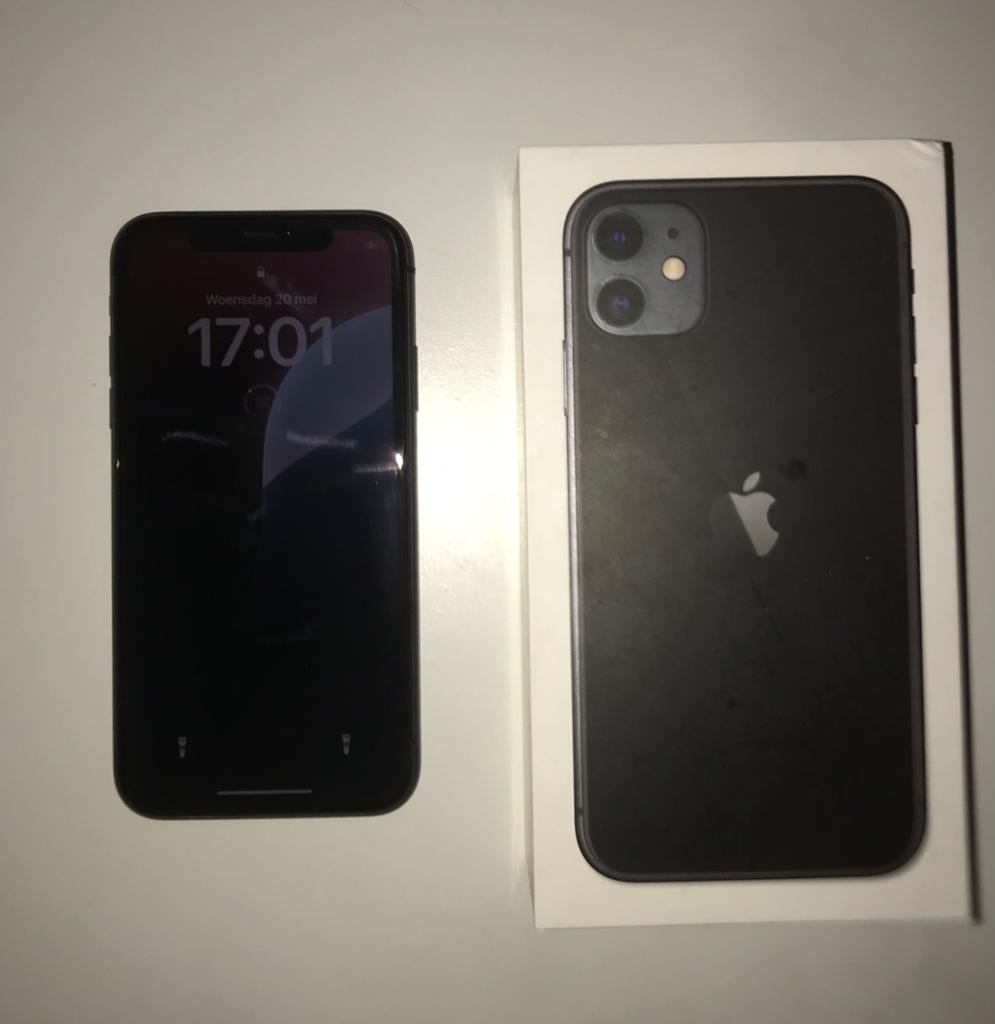 Iphone 11 - 256gb, Telecommunicatie, Mobiele telefoons | Apple iPhone, Zwart, IPhone 11, Zo goed als nieuw, Zonder abonnement