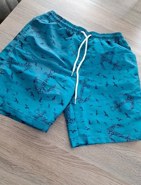 Shark One blauwe zwemshort Medium, Kleding | Heren, Badmode en Zwemkleding, Ophalen of Verzenden, Maat 48/50 (M), Blauw, Zwemshort