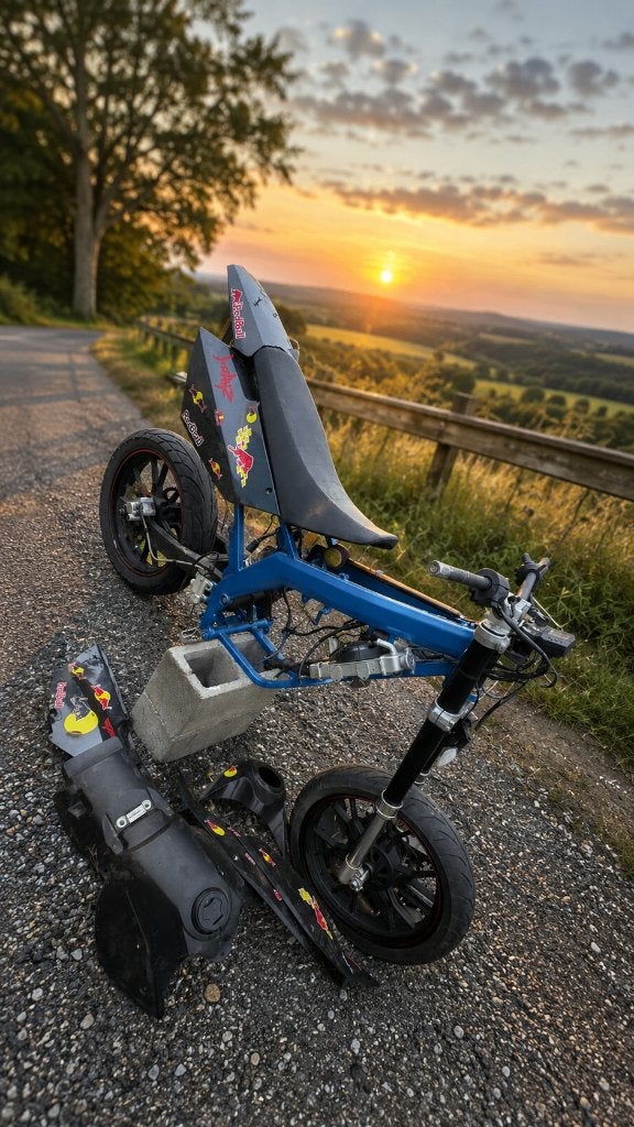Derbi a finir, Fietsen en Brommers, Brommers | Derbi, Gebruikt, Klasse B (45 km/u), 5 versnellingen, 49 cc