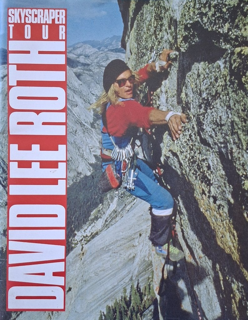 David Lee Roth Skyscraper Tour 1988 Programma Boekje, Gelezen, Artiest, Diverse auteurs, Ophalen of Verzenden