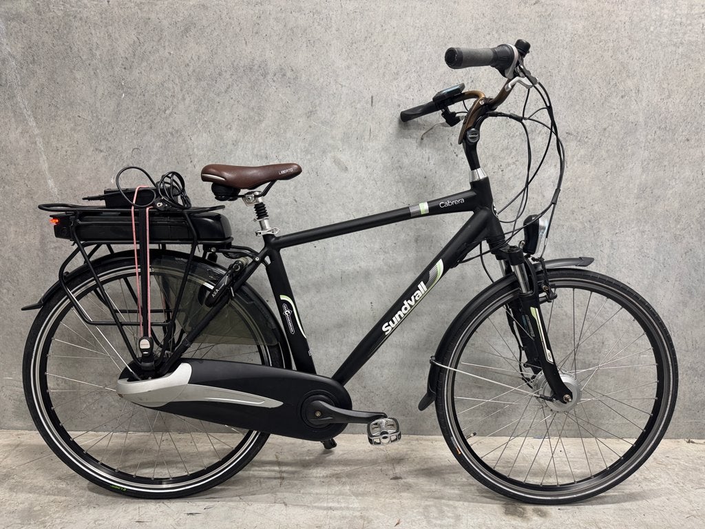 Sundvall elektrische fiets, maat 50, in nette en goede staat, Gebruikt, 47 tot 51 cm, 50 km per accu of meer, Ophalen