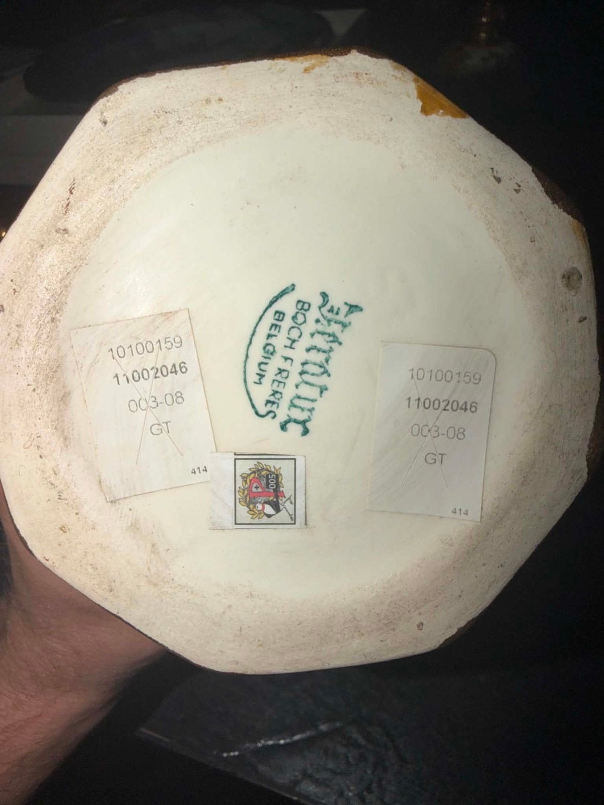 Vase boch, Ophalen