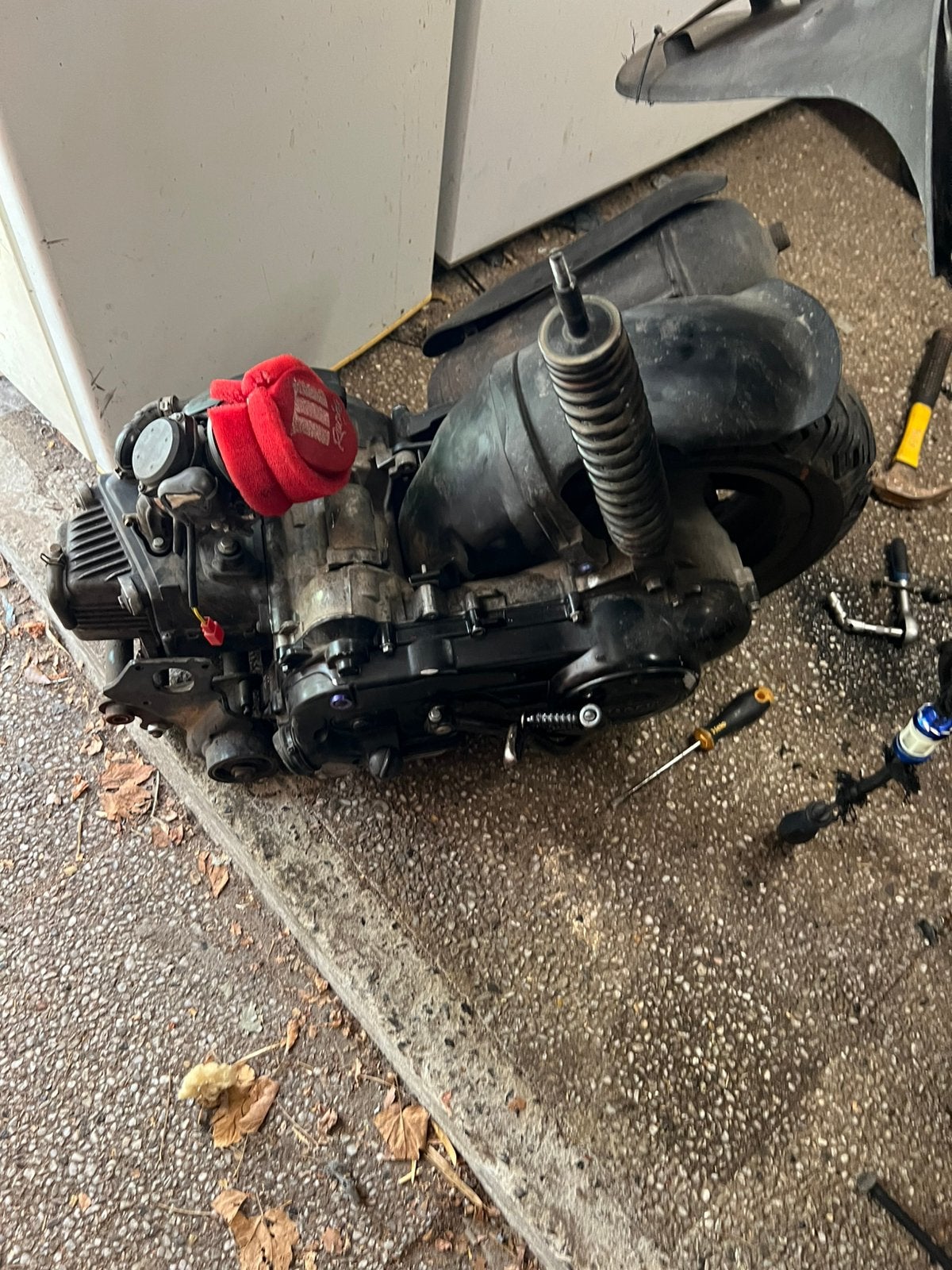 80cc zip blok, Enlèvement