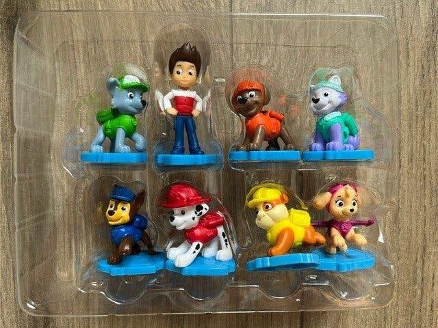 Paw Patrol - set van 8 speelfiguren, Enlèvement, Comme neuf