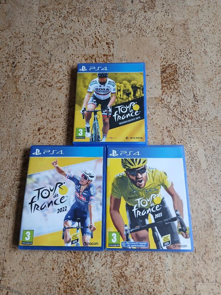PS4 SPELLEN TOUR DE FRANCE 2 STUKS, 2 spelers, Ophalen of Verzenden, Zo goed als nieuw, Sport