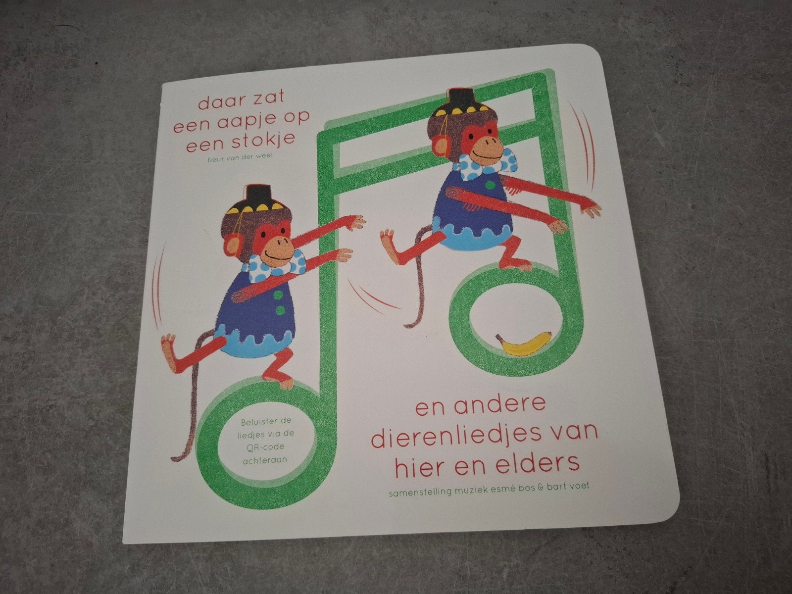 Boek daar zat een aapje op, Ophalen