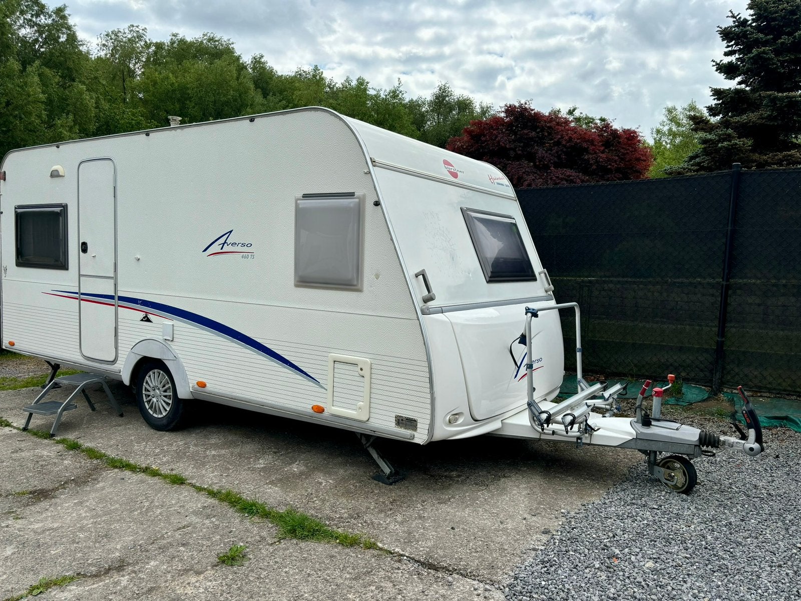Burstner caravan met airco en mover, Schokbreker, Particulier, Bürstner, Tot en met 4