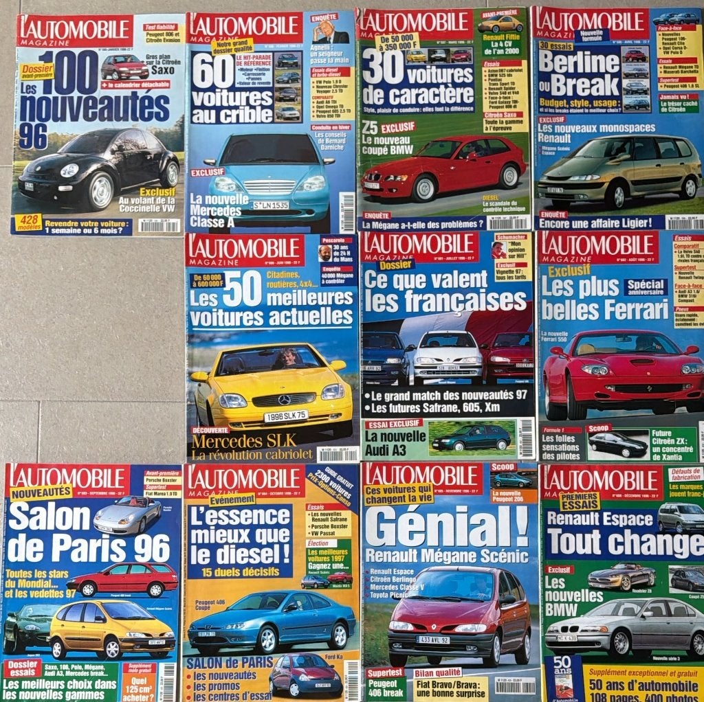 L'Automobile Magazine 1996, Gelezen, Algemeen, L'Automobile Magazine, Ophalen of Verzenden