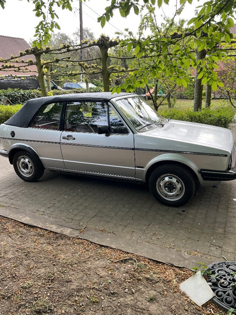 Golf 1 Cabrio GL 1500 1979, Autos, Argent ou Gris, Achat, Cabriolet, Boîte manuelle