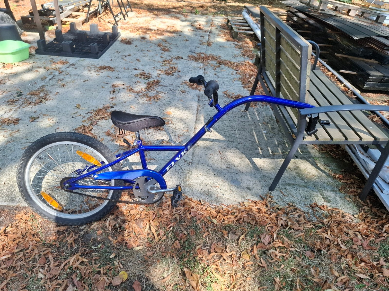 Vélo remorque Flyke, Enlèvement, Vélo suiveur, Flyke